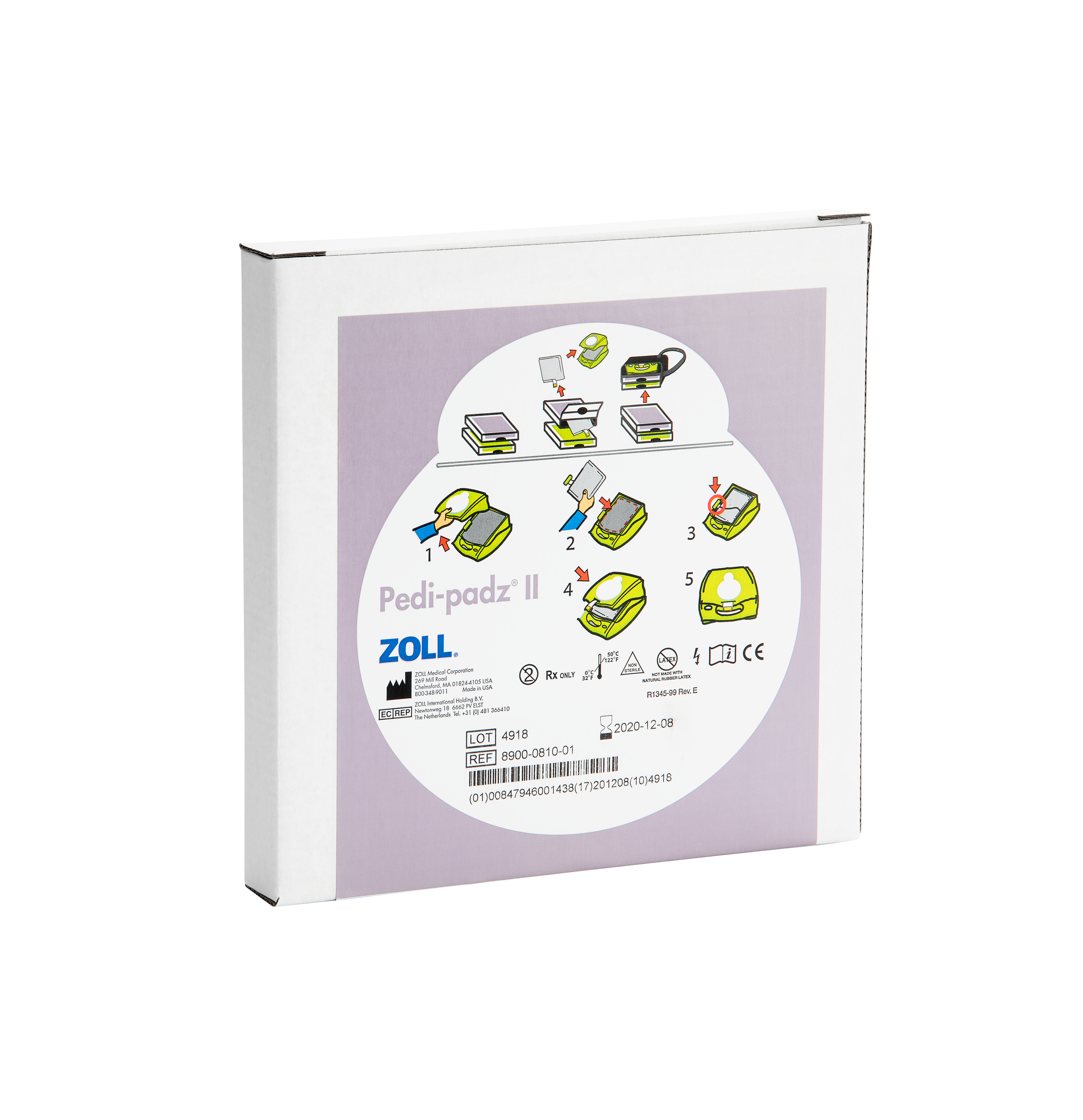Zoll AED plus lasten elektrodit